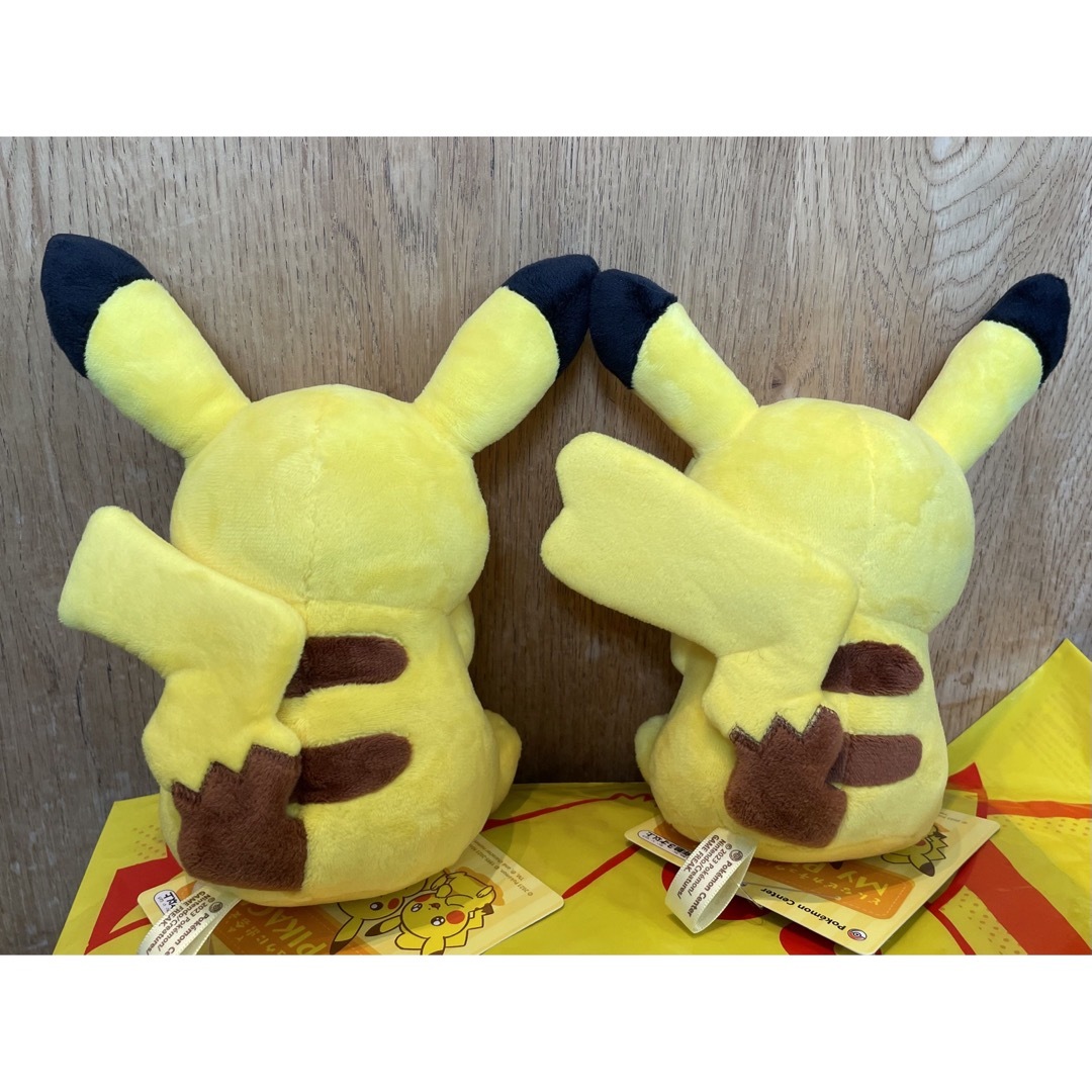 ポケモン(ポケモン)のマイピカチュウ お目目キラキラ ♂♀セット♡  エンタメ/ホビーのおもちゃ/ぬいぐるみ(ぬいぐるみ)の商品写真