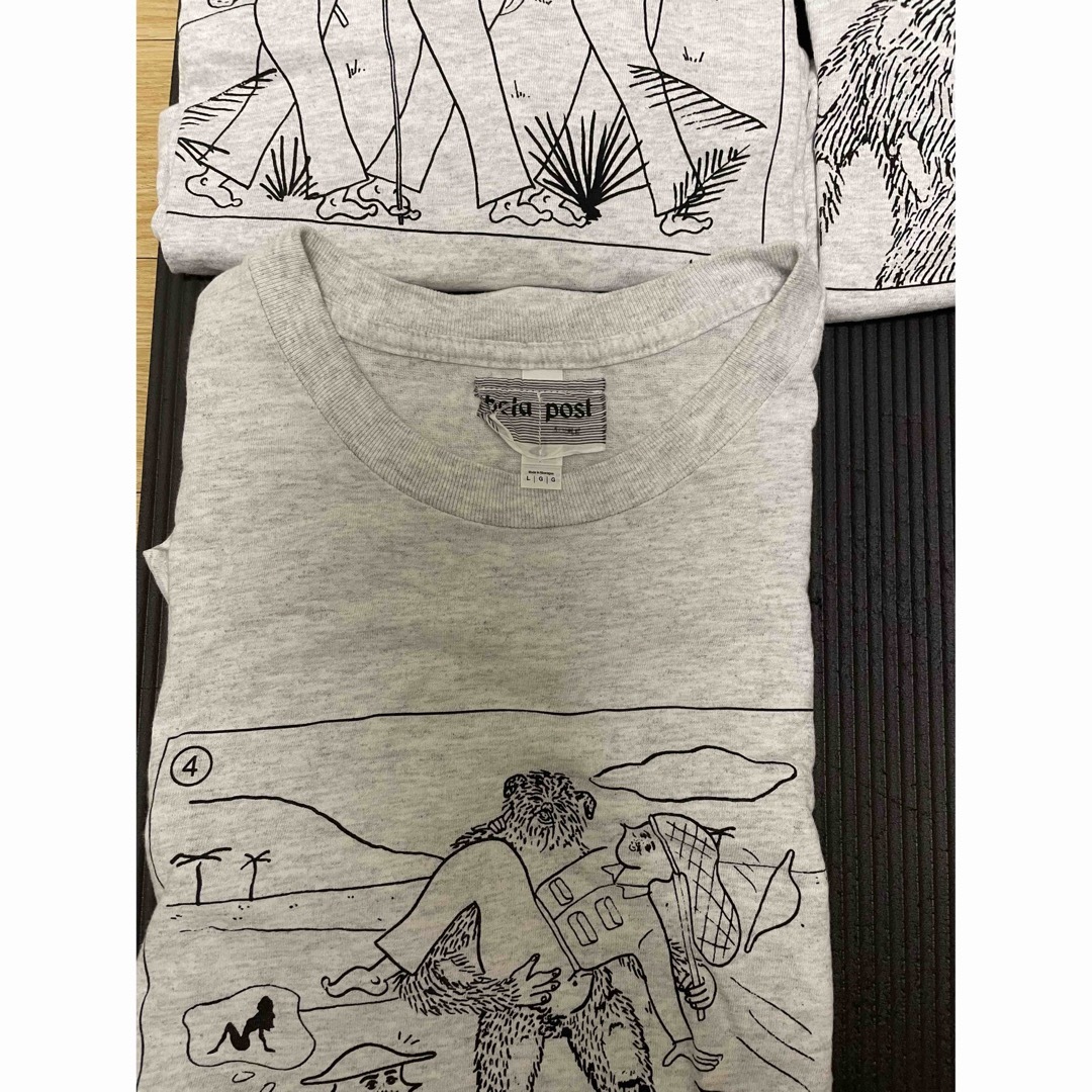 1LDK SELECT(ワンエルディーケーセレクト)のbeta post 4frame cartoon pack-T-shirt   メンズのトップス(Tシャツ/カットソー(半袖/袖なし))の商品写真