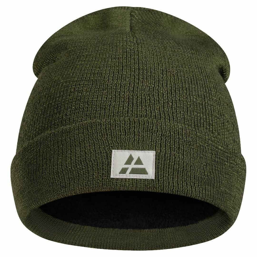 【色: グリーン】DANISH ENDURANCE ビーニーニット帽 フリース裏