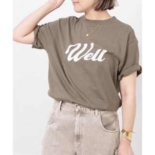 ドゥーズィエムクラス(DEUXIEME CLASSE)の【AMERICANA/アメリカーナ】 WELL Tシャツ★ブラウン(Tシャツ(半袖/袖なし))