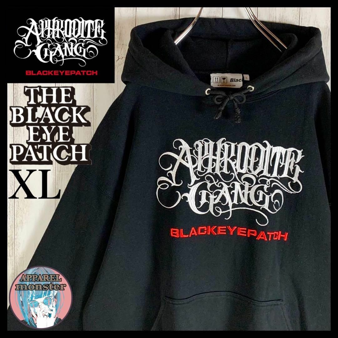 即購入可BlackEyePatch x APHRODITE GANG パーカー黒