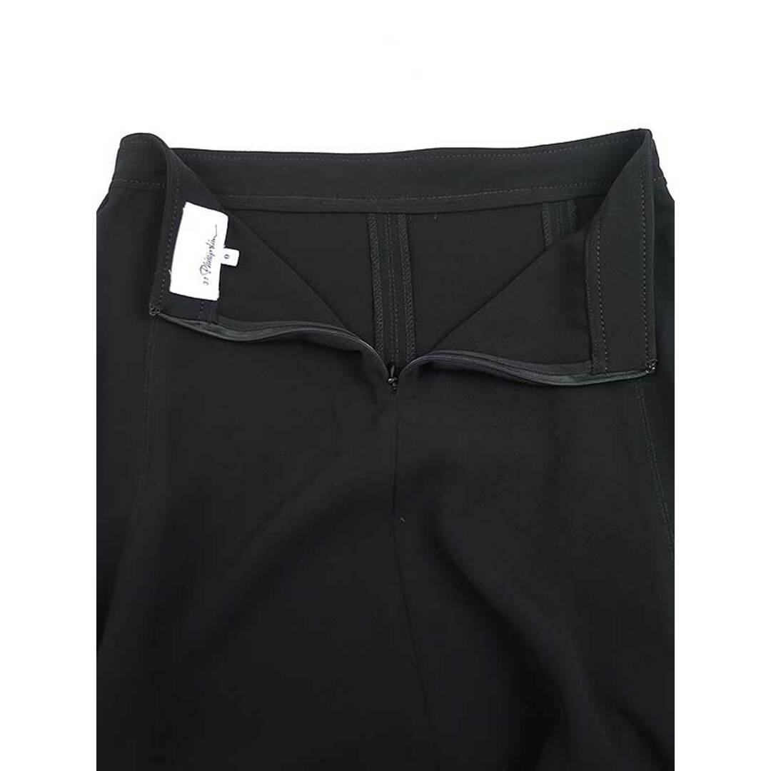 3.1 Phillip Lim(スリーワンフィリップリム)の3.1 Phillip Lim スリーワンフィリップリム 19AW コントラストステッチ フレアスカート ブラック 0 レディースのスカート(ロングスカート)の商品写真