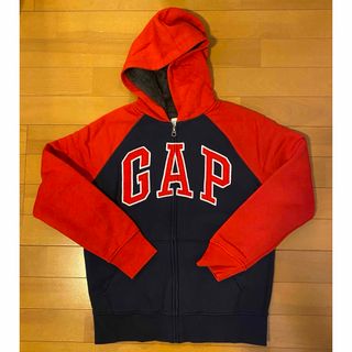 ギャップ(GAP)のGAP ジップアップパーカー 裏起毛 サイズ150 試着のみ(ジャケット/上着)