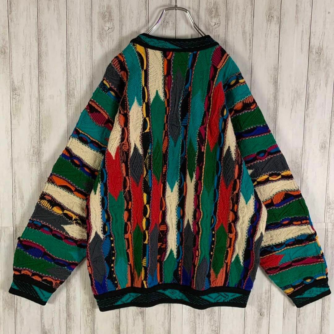 COOGI - 【幻の1点モノ】coogi クージー 立体 編込み 3Dニット 即完売