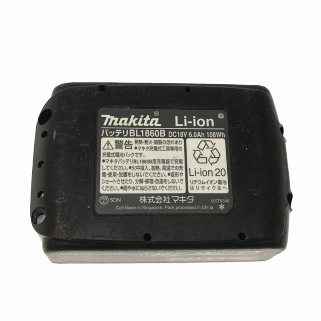 Makita - ☆中古品☆makita マキタ 18V 6.0Ah 残量表示付 純正 Makita - ☆中古品☆makita マキタ 18V 6.0Ah 残量表示付 純正