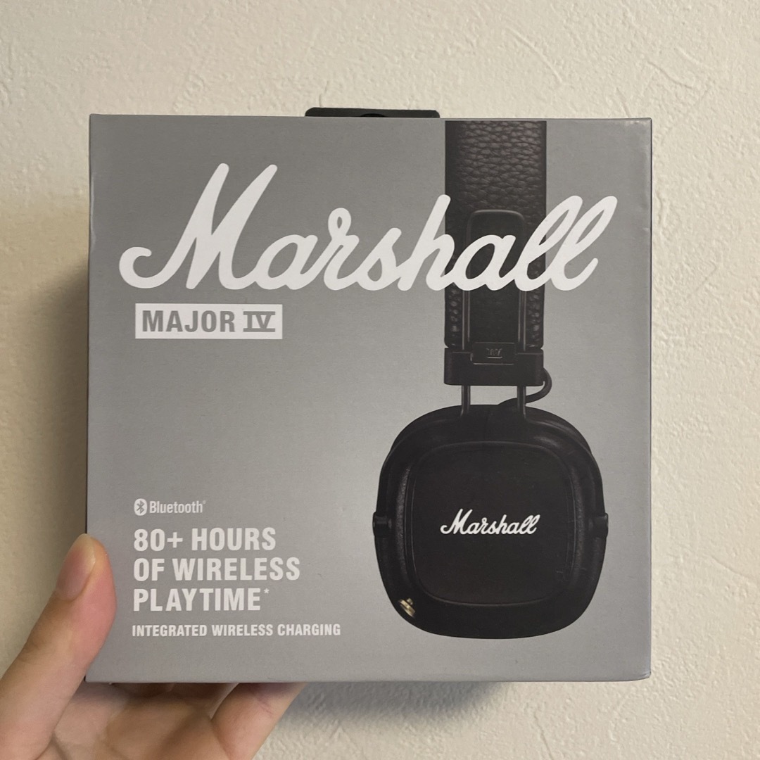 Marshall(マーシャル)のマーシャル MAJOR Ⅳ メジャー４　Bluetoothブラック スマホ/家電/カメラのオーディオ機器(ヘッドフォン/イヤフォン)の商品写真