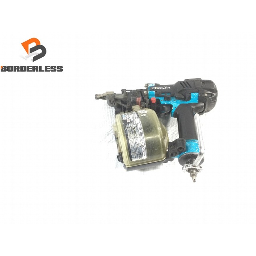 ☆品☆makita マキタ 65mm 高圧 エア釘打機 AN636HM ロール釘打機 ロール釘打ち機 コイルネイラ 80062