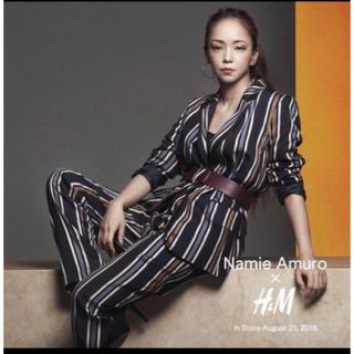 エイチアンドエム(H&M)の安室奈美恵H＆Mコラボストライプパンツ アンクルレングス(カジュアルパンツ)