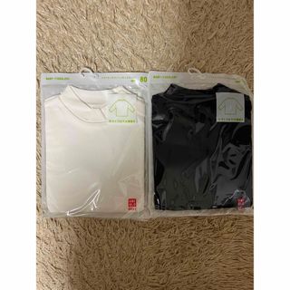 ユニクロ(UNIQLO)のユニクロ　ソフトタッチコットンモックネックT80(Ｔシャツ)