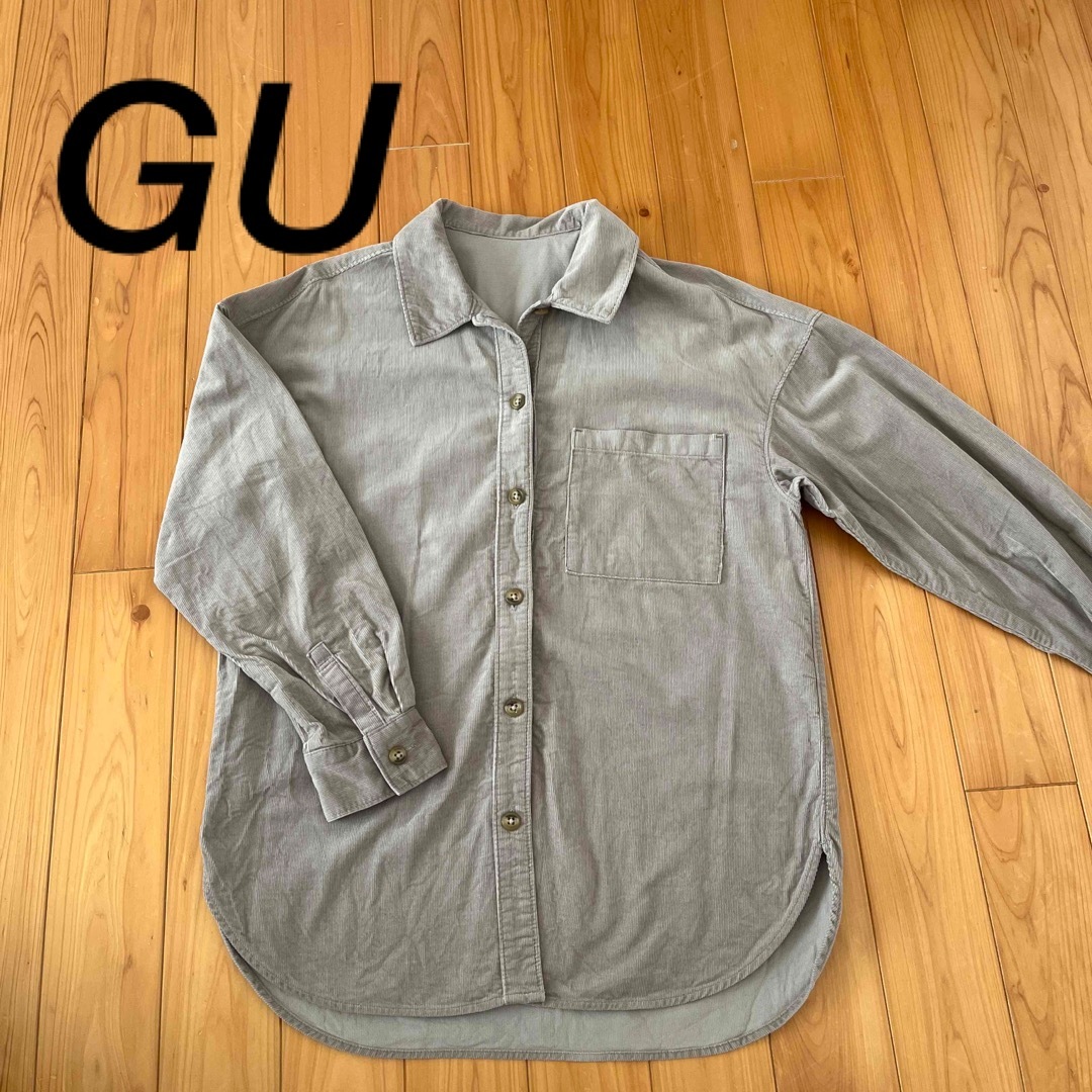 GU(ジーユー)のGU  コーディロイ  長袖シャツ  レディースのトップス(カットソー(長袖/七分))の商品写真