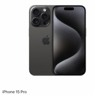 アイフォーン(iPhone)の【新品未開封】iPhone 15 Pro 128GB ブラックチタニウム(スマートフォン本体)