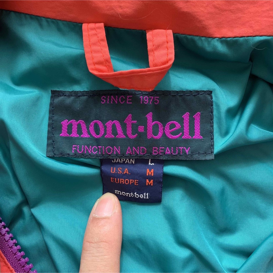 mont bell - 90s mont-bell FREE STYLE ANORAK 日本製 収納袋付の通販