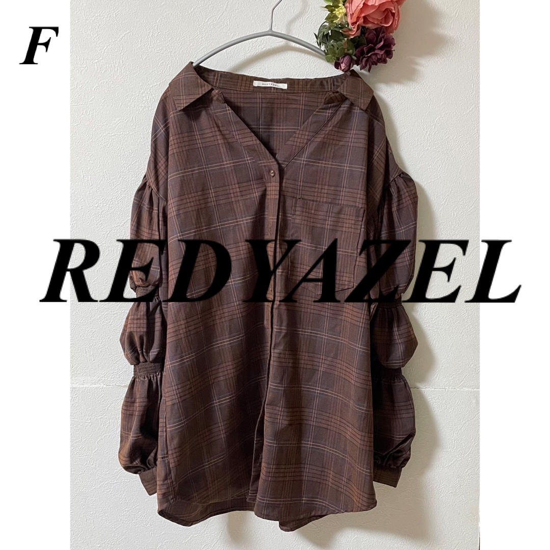 REDYAZEL(レディアゼル)のREDYAZEL レディアゼル チェック柄シャツ レディースのトップス(シャツ/ブラウス(長袖/七分))の商品写真