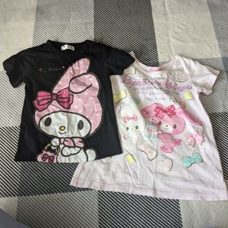 サンリオ(サンリオ)のサンリオ マイメロディ ぼんぼんリボン Tシャツセット 110(キャラクターグッズ)