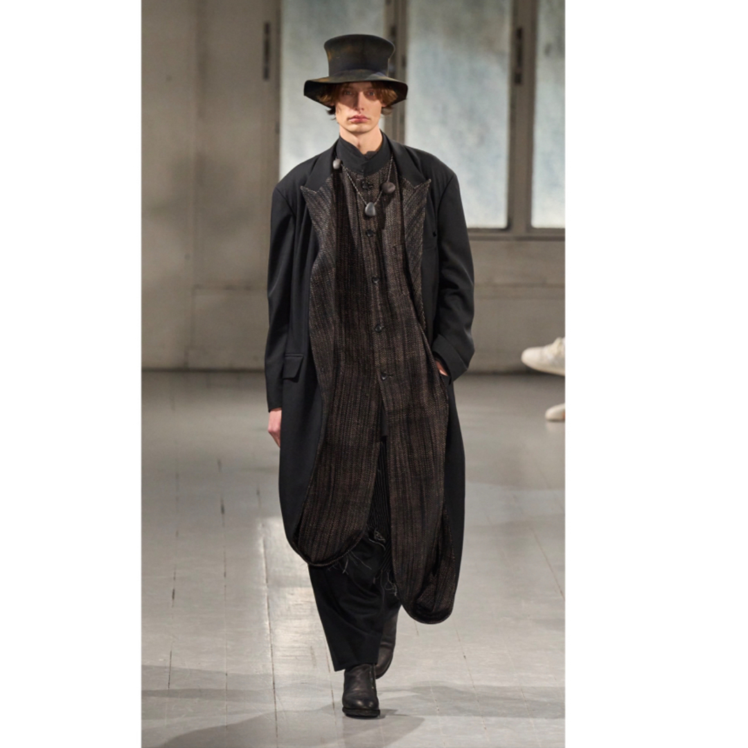 Yohji Yamamoto(ヨウジヤマモト)のYohji 23AW ヨウジヤマモト  ロング ジャケット 新品  メンズのジャケット/アウター(チェスターコート)の商品写真