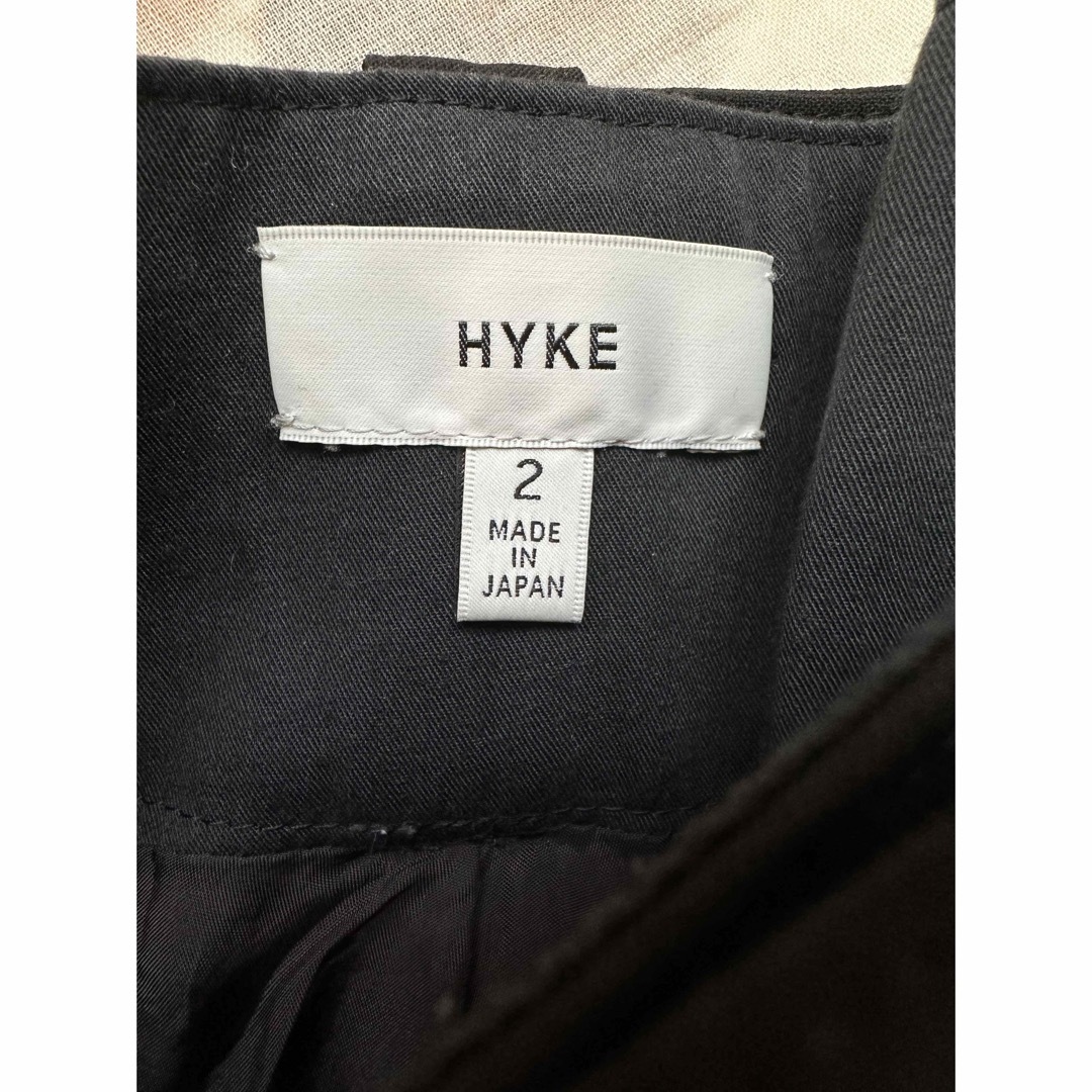 HYKE(ハイク)のHYKE ワイドパンツ　ブラック レディースのパンツ(カジュアルパンツ)の商品写真