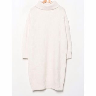 美品 theory luxe 20AW フーデットニットワンピース トープ 38