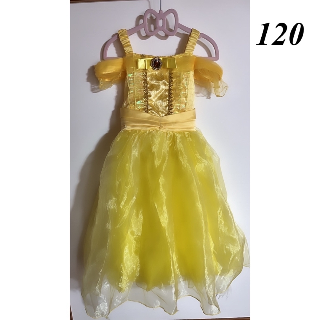 Disney(ディズニー)の美女と野獣 ベル ドレス キッズ/ベビー/マタニティのキッズ服女の子用(90cm~)(ドレス/フォーマル)の商品写真