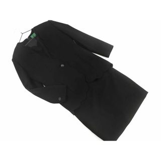 カルヴェン(CARVEN)のCARVEN カルヴェン ブラックフォーマル ジャケット ワンピース セットアップ sizeジャケット8 ワンピース38/黒 ■■ レディース(セット/コーデ)