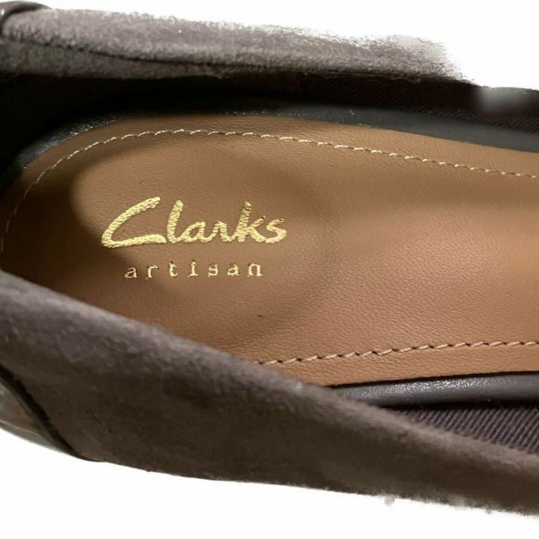 Clarks スウェードパンプス 23.5cm