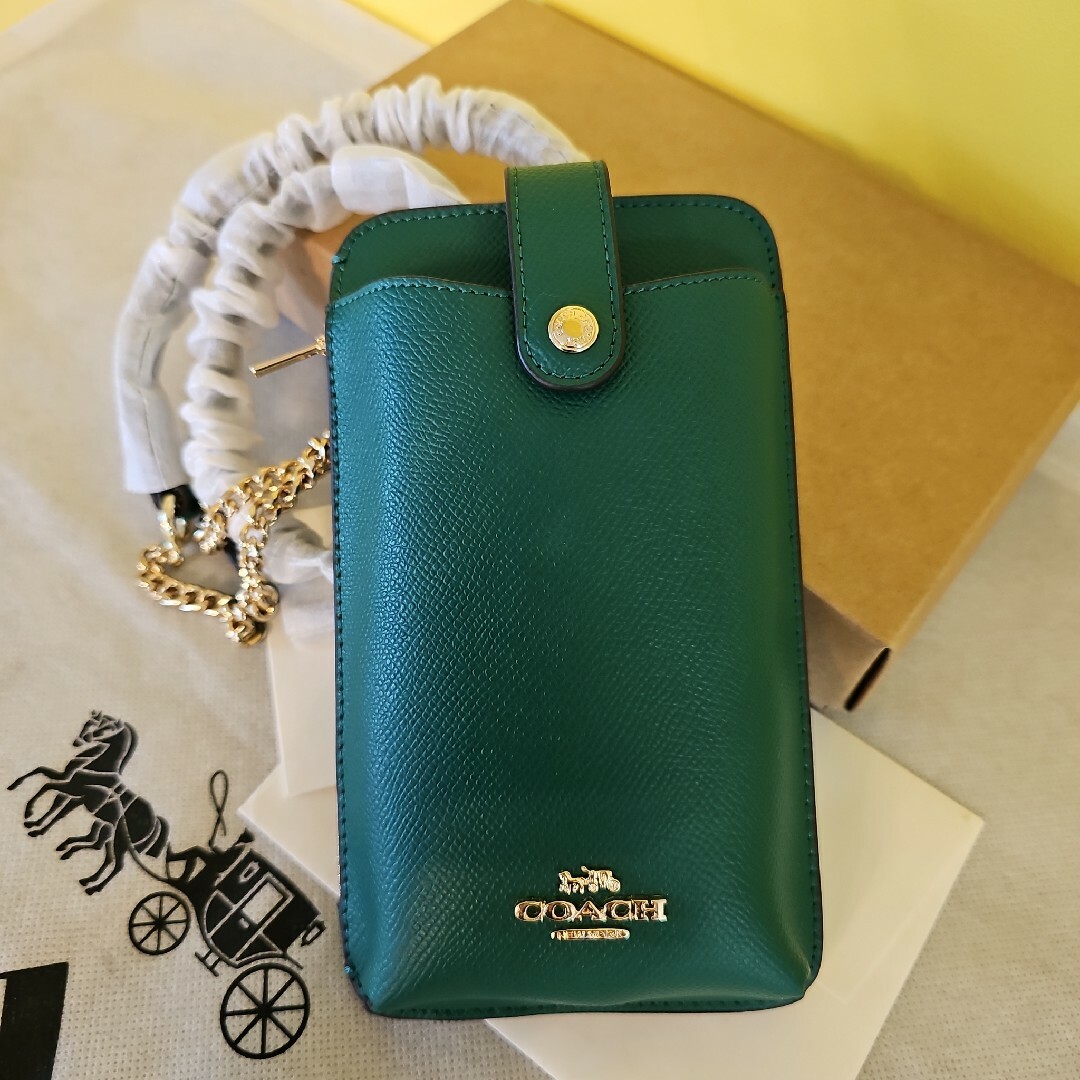 J60.COACH コーチ ショルダーバッグ スマホポーチ 41276