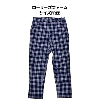 ローリーズファーム チェックパンツ カジュアルパンツ(レディース)の