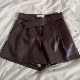 エピヌ(épine)のepine  belt leather short pants(ショートパンツ)