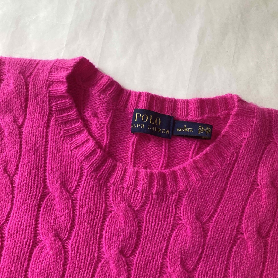 POLO RALPH LAUREN - 【カシミヤ混】POLO RALPH LAUREN ケーブルニット