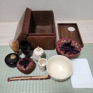 【とり天様専用】茶箱セット　野点　茶道(漆芸)