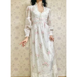 ガニーサックス(GUNNE SAX)のガニーサックスの様な70年代ワンピース💐(ロングワンピース/マキシワンピース)