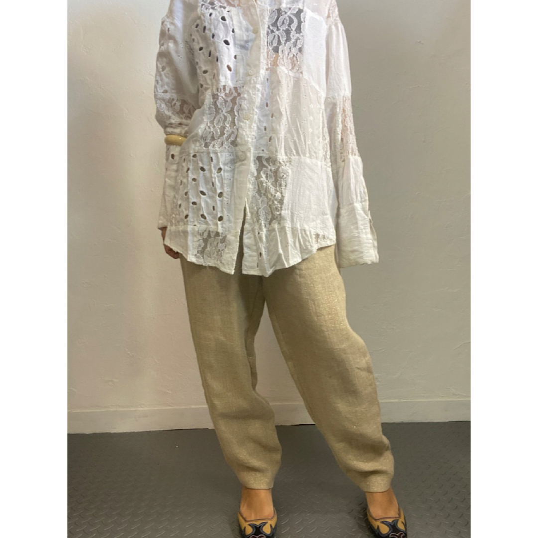 lace patchwork shirt