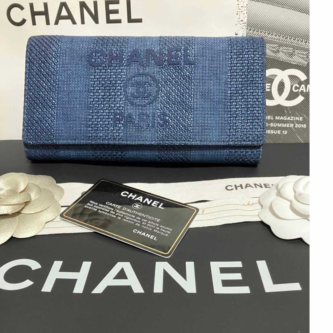 CHANEL シャネル 財布 長財布 デニム - レディースファッション CHANEL シャネル 財布 長財布 デニム - レディースファッション