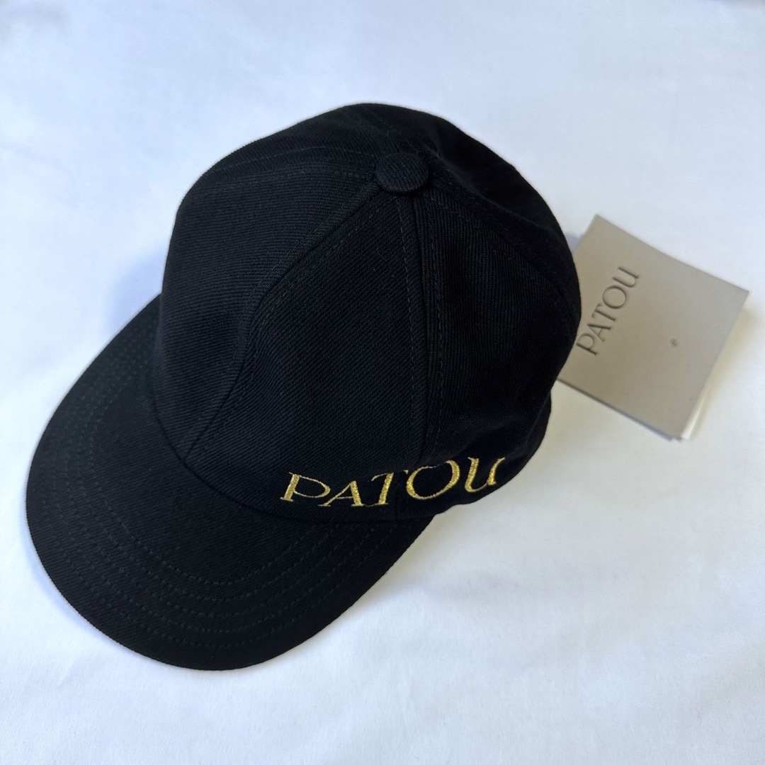 新品未着用 Patou 黒M/L オーガニックコットンデニム パトゥ キャップ