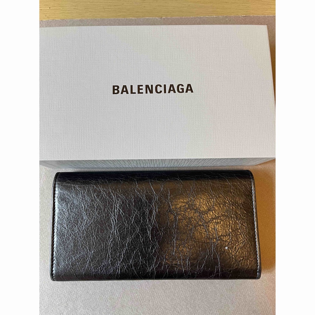 Balenciaga(バレンシアガ)の正規 BALENCIAGA バレンシアガ レザー 型押し 長財布 ウォレット メンズのファッション小物(長財布)の商品写真