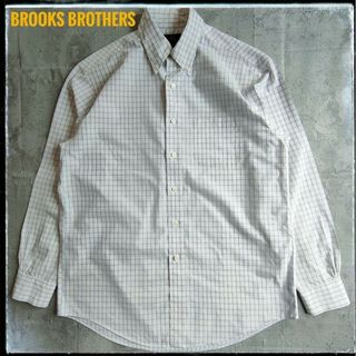 ブルックスブラザーズ Brooks Brothers 346 長袖 コットンストライプシャツ メンズXL /eaa375102