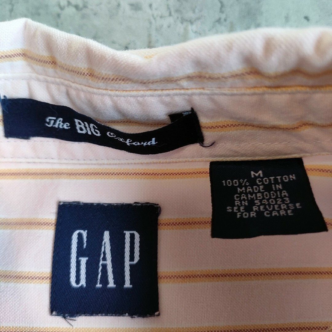 GAP(ギャップ)の【L38】OLD GAP 90-00s USA古着 オックスフォード ストライプ メンズのトップス(シャツ)の商品写真