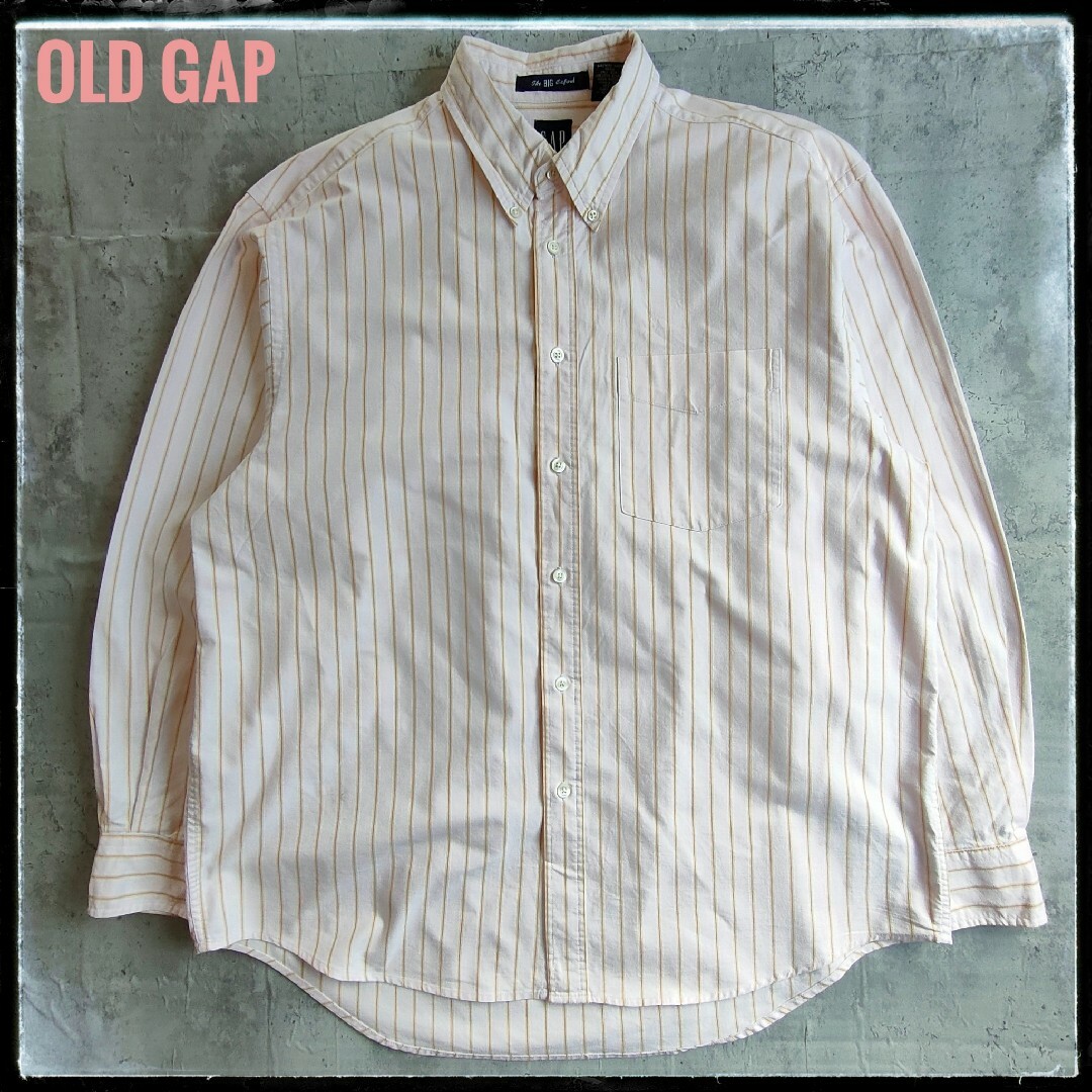 【L38】OLD GAP 90-00s USA オックスフォード ストライプ