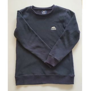 クリフメイヤー(KRIFF MAYER)の【中古】クリフメイヤー　裏起毛トレーナー黒　140(Tシャツ/カットソー)