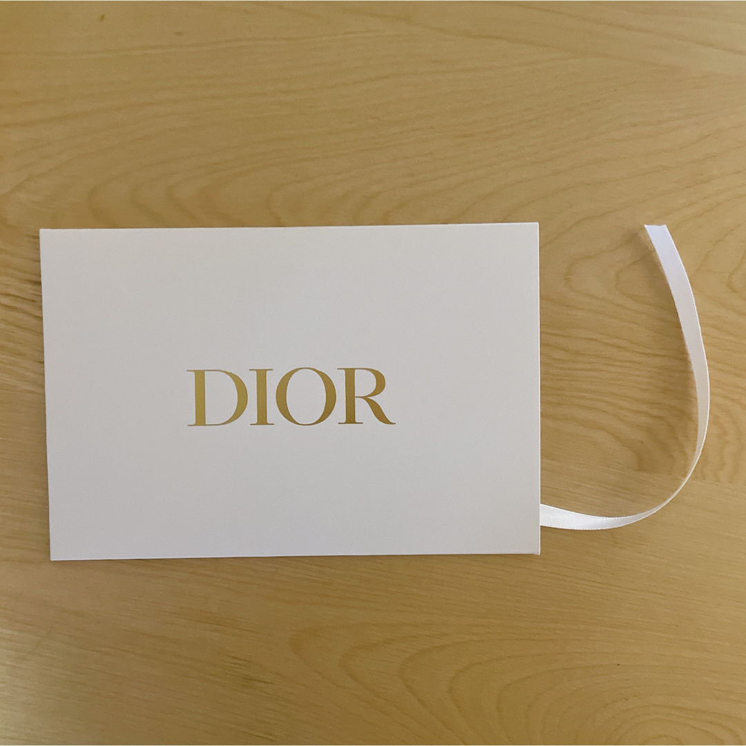 Christian Dior(クリスチャンディオール)のDIOR メッセージカード ハンドメイドの文具/ステーショナリー(カード/レター/ラッピング)の商品写真