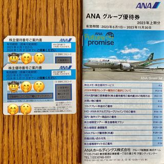 エーエヌエー(ゼンニッポンクウユ)(ANA(全日本空輸))のANA 全日空 株主優待券 2024年5月末期限2枚(その他)