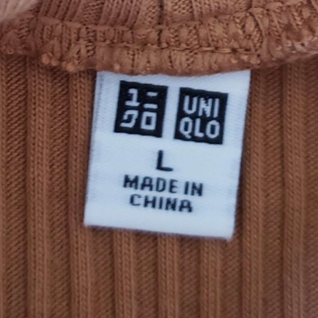 UNIQLO(ユニクロ)のUNIQLO　リブハイネックT レディースのトップス(ニット/セーター)の商品写真