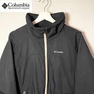 コロンビア(Columbia)の美品！【コロンビア】高機能マウンテンジャケット　アウター　黒ブラック　L(ブルゾン)