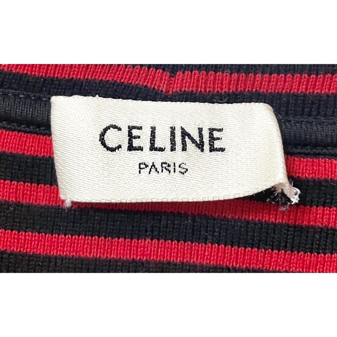 19AW Celine ボーダー コットンニット XS セーター-