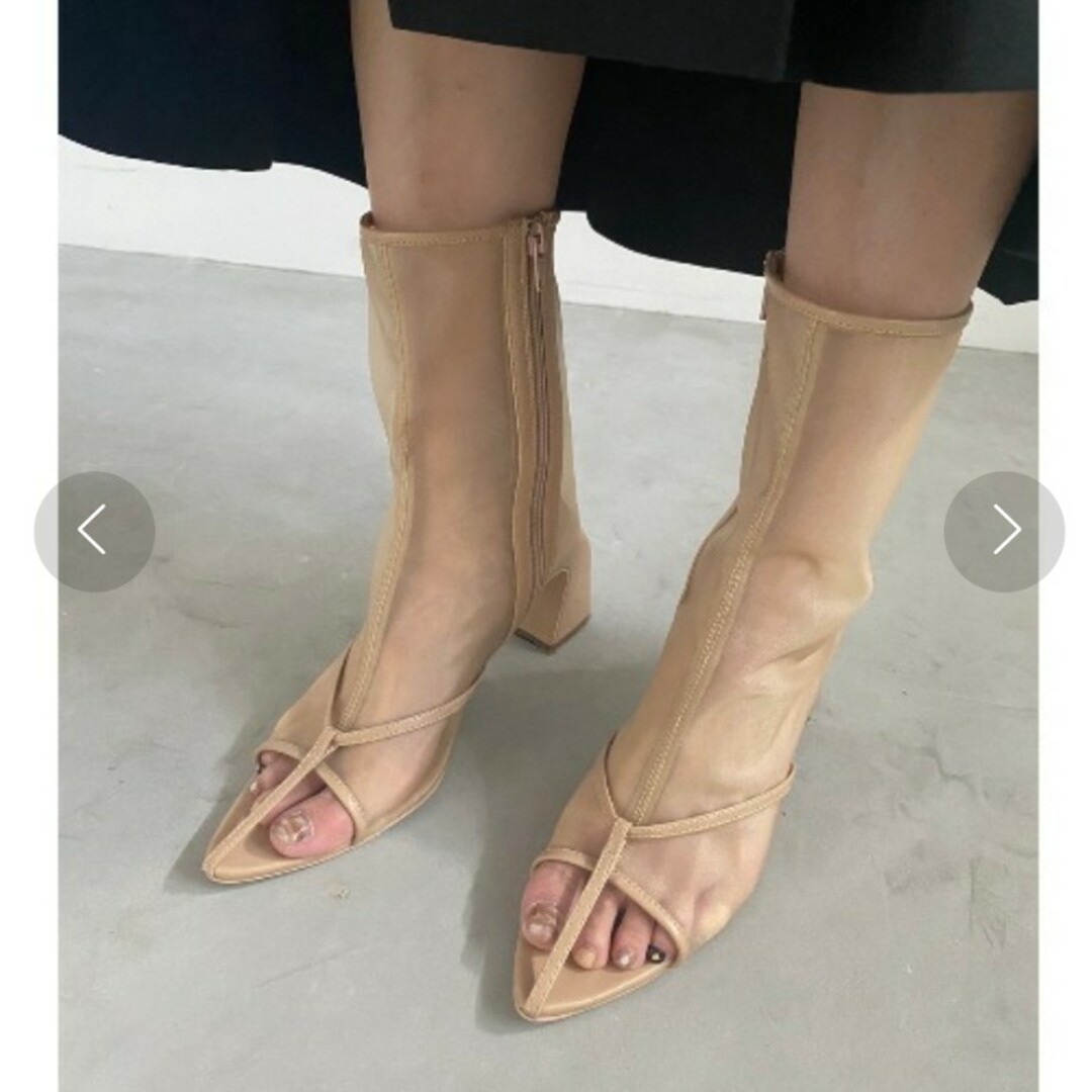 ameri vintage sandal like boots beige - サンダル