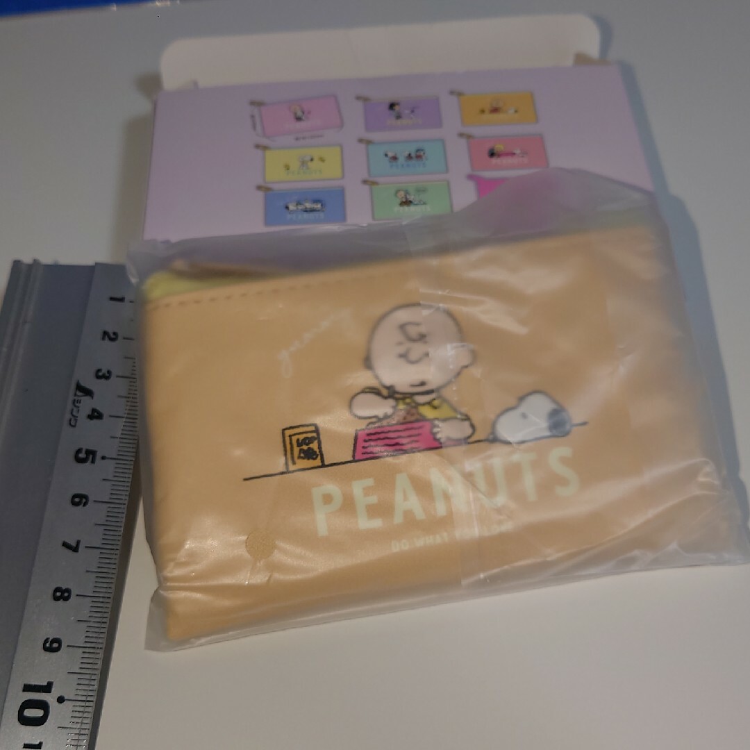 PEANUTS(ピーナッツ)のPEAUTS フラットミニポーチ エンタメ/ホビーのおもちゃ/ぬいぐるみ(キャラクターグッズ)の商品写真