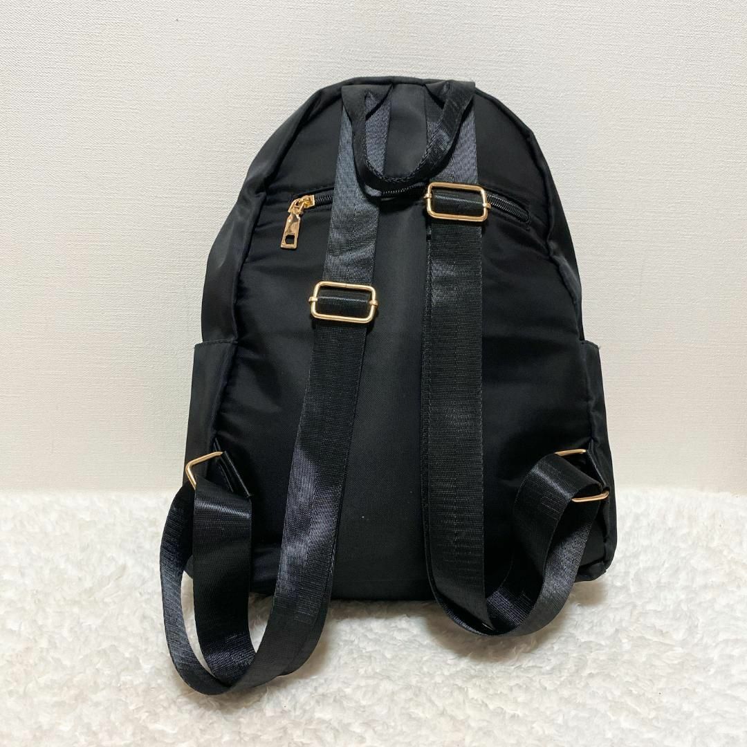 希少❗★JUNIOR GAULTIER★ブラックリュックサック★品★補修有★