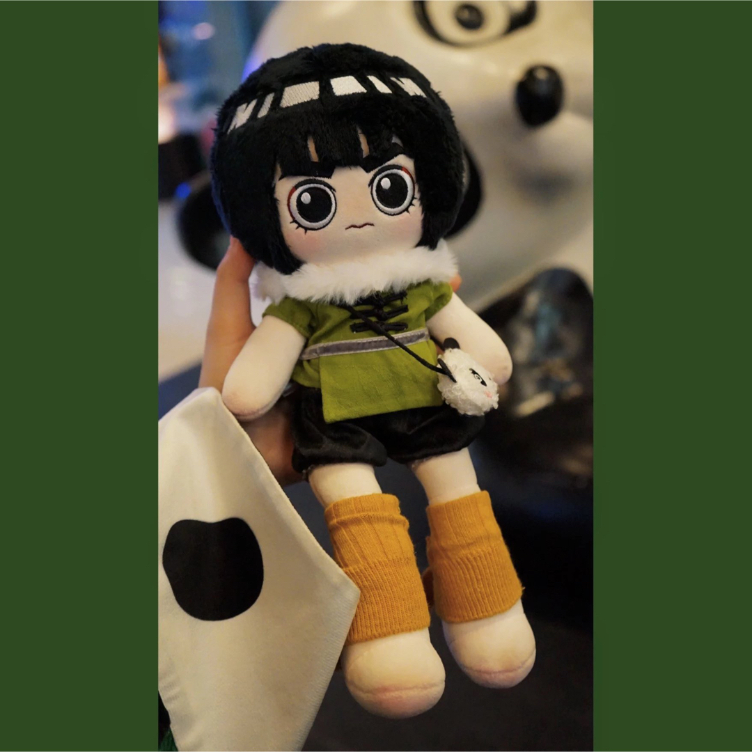 ナルト NARUTO ロックリー 30cm 着せ替えぬいぐるみ スケルトンなし-