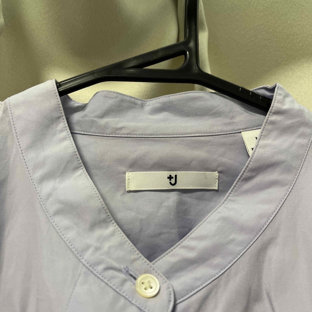 UNIQLO(ユニクロ)のユニクロ　+J   シャツ　パープル　M レディースのトップス(シャツ/ブラウス(長袖/七分))の商品写真