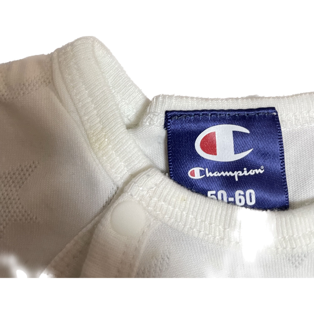 Champion(チャンピオン)の美品　ロンパース　２枚セット 50.60 キッズ/ベビー/マタニティのベビー服(~85cm)(ロンパース)の商品写真