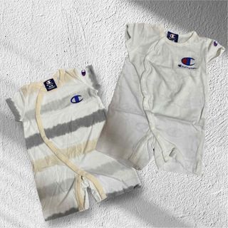 チャンピオン(Champion)の美品　ロンパース　２枚セット 50.60(ロンパース)